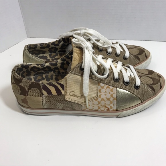 Coach Tonya Patchwork Sneakers - Picture 4 of 9